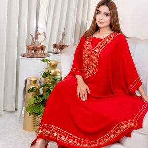Kaftan Jorjhet Embroidery